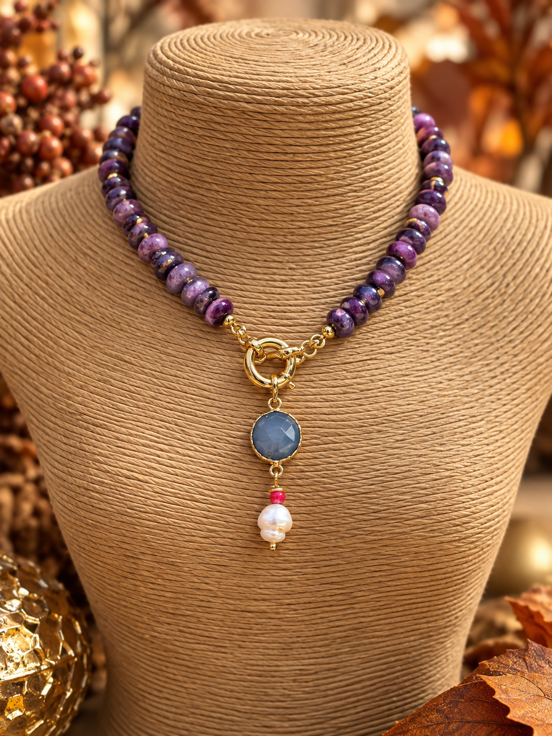 Autumn Amethyst Duo