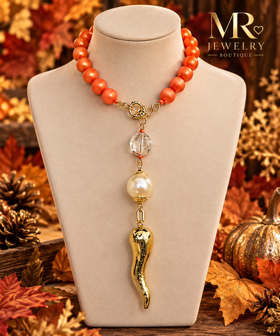 Coral Horn Luxe 🧡